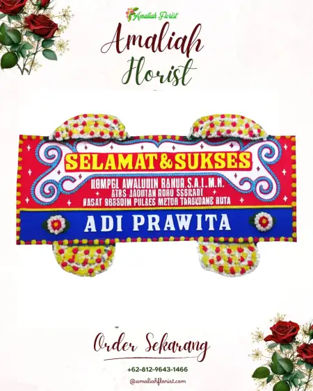 Papan Bunga Ucapan Selamat Brecek